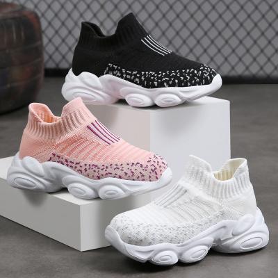 China Breathable Lightweight EVA Boys And Girls Fashion Casual Sports Walking Running Sneakers Kids Shoes 2022 for sale