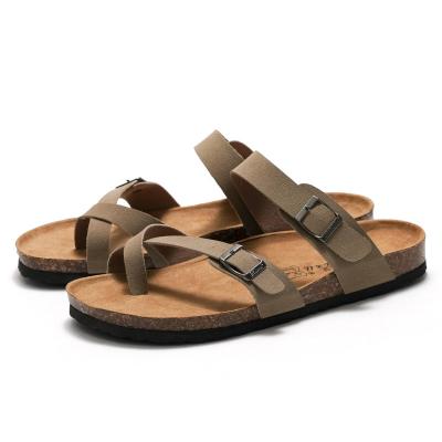 China Fashion Trend Buckle Straps Summer Cork Outdoor Footbed Comfort Women Sandals for sale