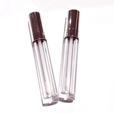 China Gold Lip Gloss Container Private Label Lip Gloss Cosmetic Tube for sale