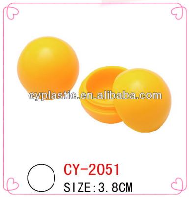 China Cosmetics ball lip balm case ball shaped lipgel container model CY-2051 for sale