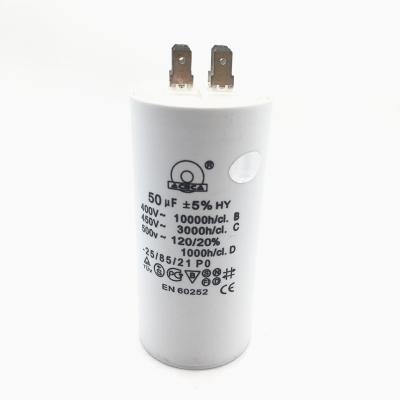 China AC/Motor 450 VAC 50UF AC Motor Capacitor for sale