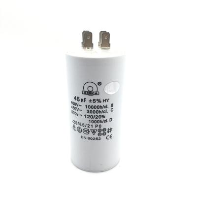 China AC/Motor 450 VAC 45UF AC Motor Capacitor for sale