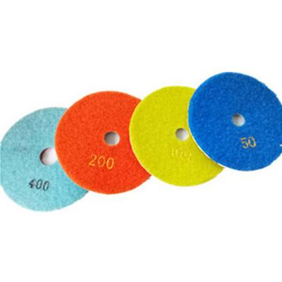 China Disc 4 Inch 3inch Grit400 High Quality Flexible Diamond Sanding Polishing Pad 10240022-33 for sale