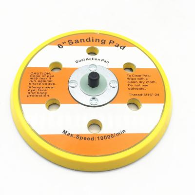 China 6Hole Green High Quality Ring Polisher and Sander Sanding Backing Pad 10240017 for sale