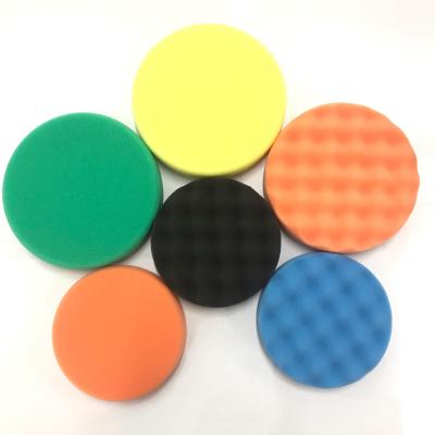 China Car Power Tools Spare Parts Flat And Waffle Face Foam Pads Polishing Disc for sale