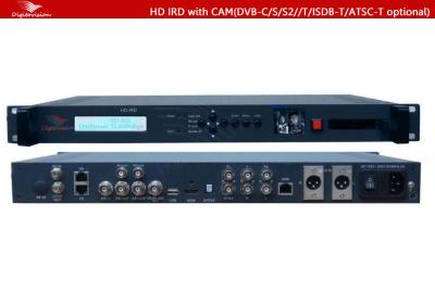 China HD IRD with CAM(DVB-C/S/S2//T/ISDB-T/ATSC-T optional) for sale