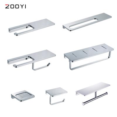 China ZOOYI Modern High Quality Bathroom Accessories Luxury Design Bath Copper Hardware Sets for sale