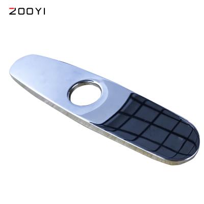 China ZOOYI 304 Stainless Steel 10 Inch Modern Kitchen Faucet Electroplating Decorative Panel for sale