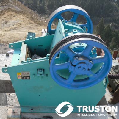 China Ores and rocks with various hardness recycling station use glass bottle crusher / jaw crusher machine for glass crushing for sale