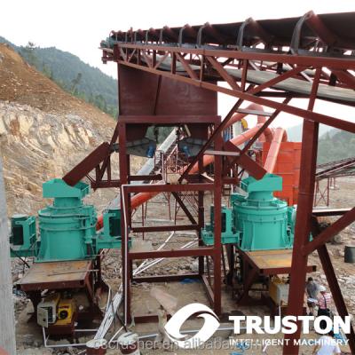 China All Application 2017 Quarry Use Demanding Crushing Sand Making Production Line For Marble, Fledspar, Granite, Basalt, Lime, Calcite, Barite for sale