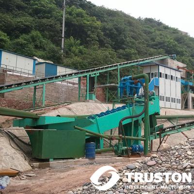 China Sand wheeled joint, sand cleaning machine 50tph less than10 for sale