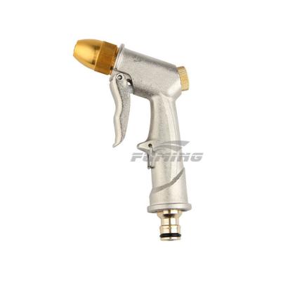 China Bling Bling Crystal Copper matte silver short water gun the rotatable and adjustable design facilitates car cleaning for sale