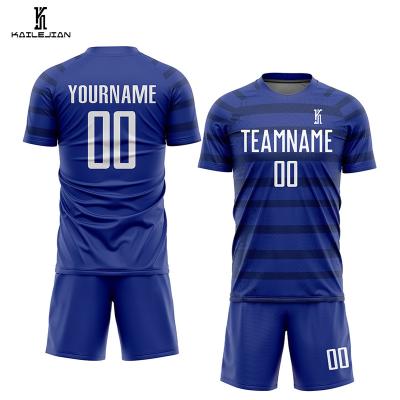 China Sets Customized 2022 Club Jersey Wholesale Football Soccer T-shirt Uniform Customized Suit for sale