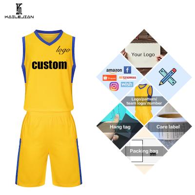 China Wholesale Newest Best Latest Basketball Uniform Breathable Custom Sublimation Basketball Tank Top Vacuum China for sale