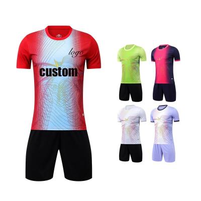 China Comfortable Breathe Free New Design Big Running Good Quality Football Uniform Soccer Uniforms Sets Soccer Kit Sets Uniforms for sale