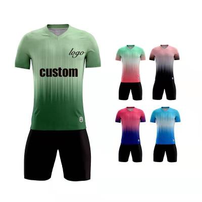 China Comfortable Breathe Free New Model Suitable Full Set Good Quality Promotional Custom Wholesale Sport Football Uniform From China for sale