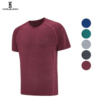 China China Wholesale Cheap Breathable T Shirt Men Round Neck T Shirt Gym T Shirts for sale