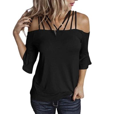 China Designer T-shirt Summer Women NEW Anti-pilling Ladies T-shirts cotton made half sleeve with high quality for sale