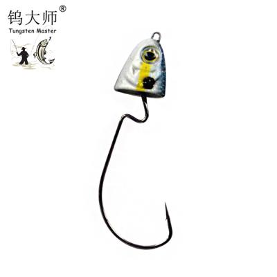 China Professional Tungsten Fish Lure Bait Fish Swim Bait Jig Heads for sale