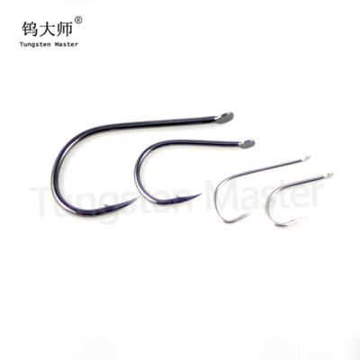 China Activity Outdoor Wholesale Fishing Hooks High Carbon Steel Bulk Single Hook For Soft for sale