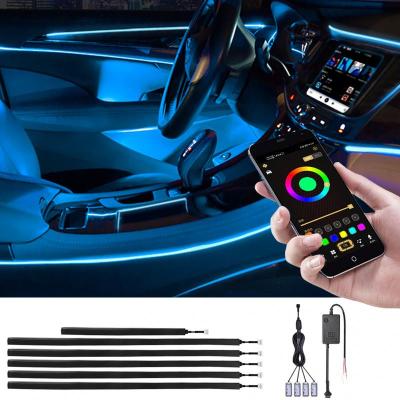 China Car Ambient Light RGB Neon Universal Car Light Atmosphere Car Maker Ambient Lighting for sale