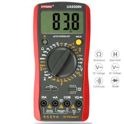 China Best buy low price china factory wholesale equivalent digital multimeter UA9208N dt9208a for sale