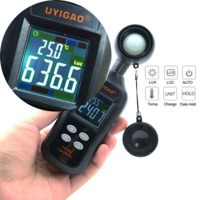 China Professional Digital Light Meter LCD Luxmeter Lux/FC Luminometer Photometer Measurement Tester UA962 for sale