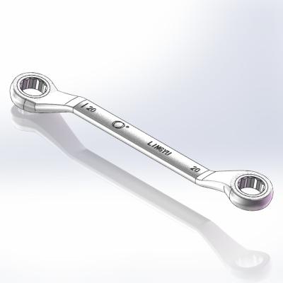 China Manufacture High Torque Chrome Alloy Steel Sand Metric Ratchet Wrench With High Torque for sale