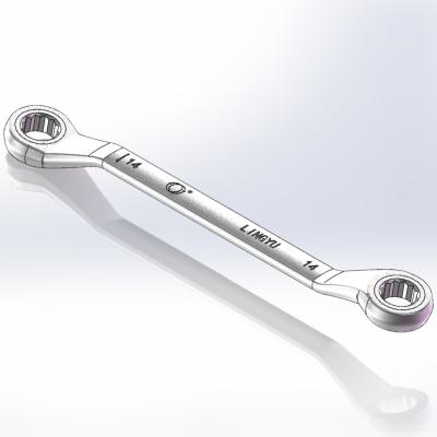 China Factory Wholesale 14mm Alloy Steel Metric Industrial Ratchet Wrench Ratchet Wrench for sale