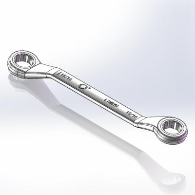 China High Quality Professional Repair Alloy Steel Steering Angle Ratchet Wrench Small Set for sale