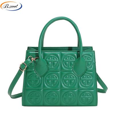 China Fashion Manufacturers Wholesale Handbags Fashion PU Printing Women Bags Shoulder Bag Pure-color Quality Handbags RY731301 for sale