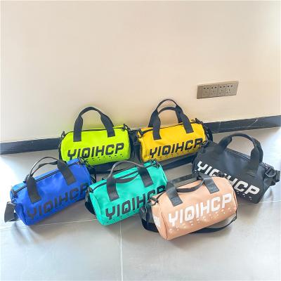 China Fashion children's travel fashion nylon bag sheer color letter shoulder cross - body bag wholesale 2022 new zipper handbag for sale