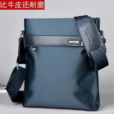 China Wholesale Waterproof Zipper Bag Oxford Cloth Waterproof Bag Shoulder Pure Color Fashion Men Bag for sale