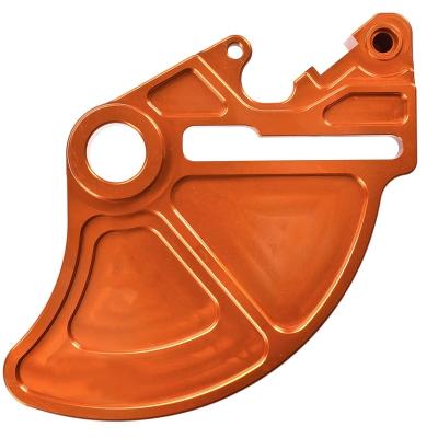 China Aluminum CNC Machined Rear Brake Disc Guard For KTM for sale