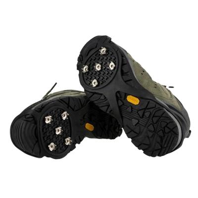 China Steel Toe Youngs YS-BZ332 5 Teeth Rubber Ice Spikes Climbing Spikes For Icing Shoe Grips For Ice Fishing for sale