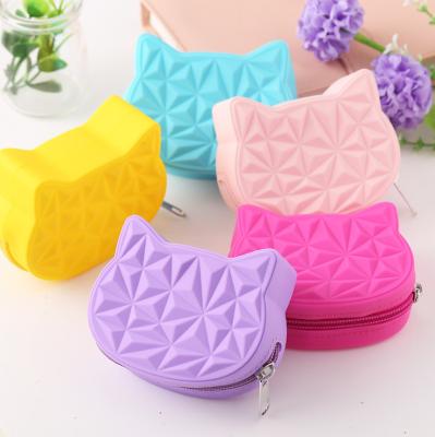 China High Quality Silicone Animal Coin Purse Soft Cute Mini Coin Purse Small Silicone Fashion Wallet For Women for sale