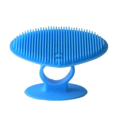 China Anti-Puffiness Facial Brush Facial Care Silicone Cleaning Pad With Sucker for sale