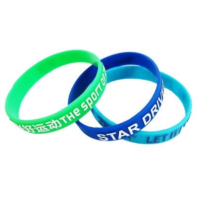 China Bulk Cheap Fasion Silicon Wristband Gifts Factory Price Silicon Agriculture Promotional Custom Sport Wristband Wristband for sale