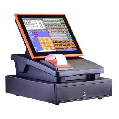 China Supermaket 12 Inch Cash Register Retail Store Touch Screen Terminal Printer Payment Restaurant Machine All In One Position Systems for sale