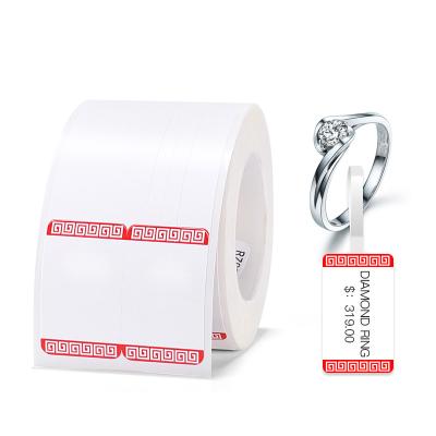 China Niimbot Heat Sensitive Paper Tri-proof White Color Adhesive Sticker Label Roll Compatible With 2 Inch/3 Inch Handheld Barcode Printer for sale