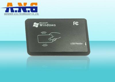 China ABS Rfid USB Reader Black Lf 125Khz Rfid Reader 10.8cm × 7.8cm × 2.8cm for sale