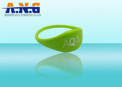 China Pulseras de silicona NFC azul para la playa / piscinas / parques acuáticos en venta