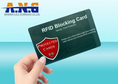 China Programmierungs-Rfid Smart Card/RFID, das Karten für das elektronische Diebstahlschützen blockiert zu verkaufen