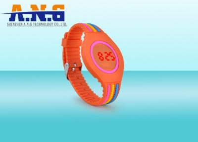 China OEM Rfid Wristbands Silicone with LED digital watch / led touch screen watches for sale