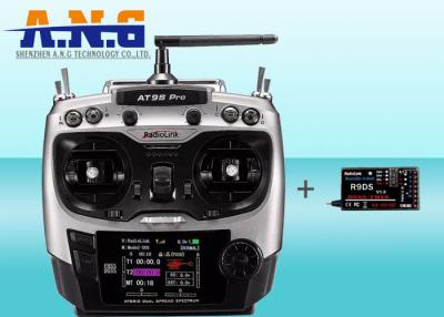 Cina AT9S PRO 10/12 Channels 2.4GHz RC Radio Transmitter and Receiver R9DS Remote Controller for Fpv Racing Drone in vendita