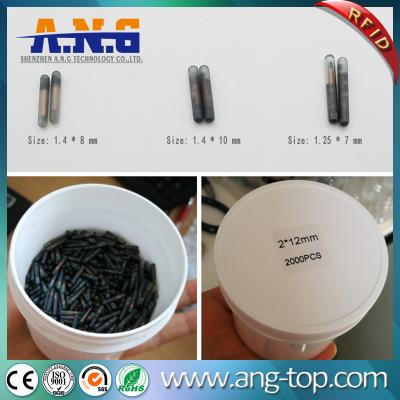 Κίνα 2.12*12mm 134.2KHZ Animal Microchip ID RFID Glass Tag For Pet Track προς πώληση