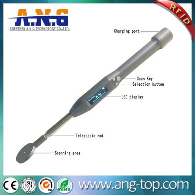 Κίνα 134.2Khz FDX-B Telescopic wand LED Bluetooth Animal Microchip Scanner RFID Reader προς πώληση