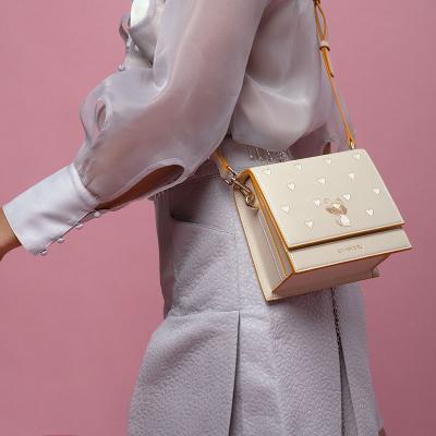 China Other New Fashion Designer Small Square Plush Bag Purse Square Luxury Grace Retro Single Shoulder Messenger Bag For Ladies for sale