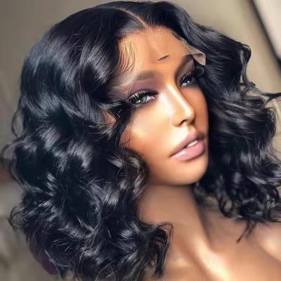 China Body Wave Body Wave Lace Front Human Hair Wig Bob Wig For Color Women Pre Plucked With Baby Hair Brazilian Remy 13x4 Hd Lace Frontal Wigs for sale