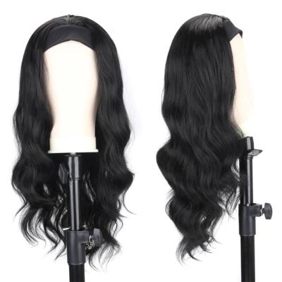 China Natural Black Blonde Body Wave Women's Headband Wig Body Wave Wigs With Headband Baisi Synthetic Hair Wigs For Black Women for sale